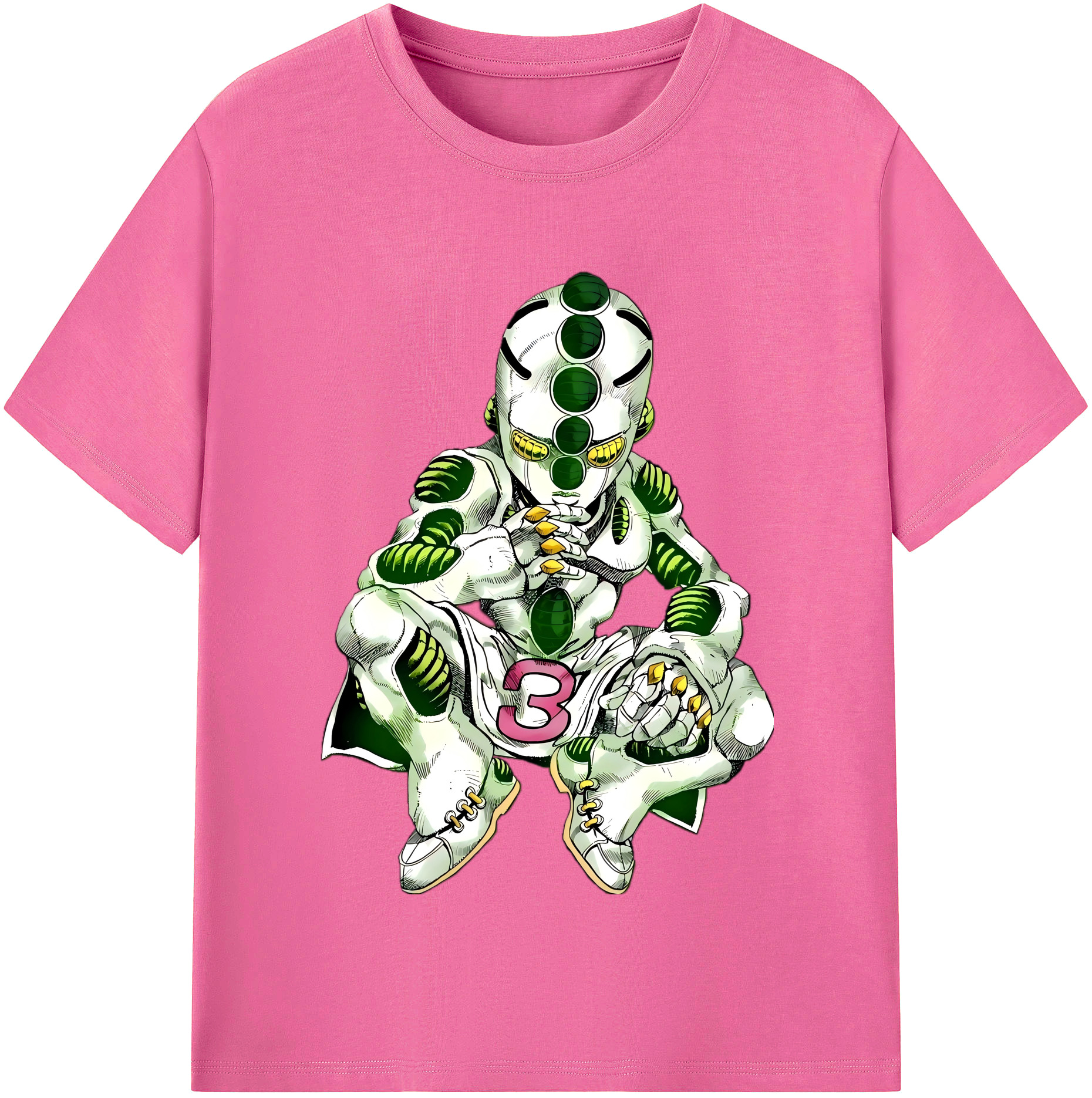 （画像用） ジョジョの奇妙な冒険 広瀨康一 JoJo's Bizarre Adventure Hirose Koichi レディースカジュアルプリントTシャツ（綿100％）